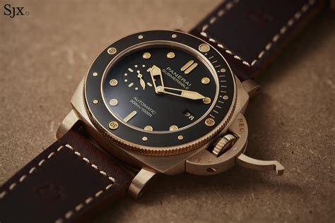 panerai bronzo bezel ceramic|panerai bronzo pam 968 price.